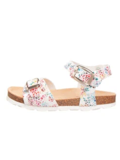 Sandalen In Weiß/ Bunt