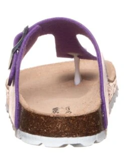 Zehentrenner In Flieder -Sandalen Verkauf bio pinguin zehentrenner in flieder 2