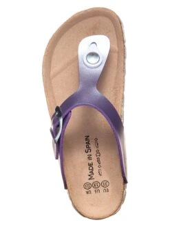 Zehentrenner In Flieder -Sandalen Verkauf bio pinguin zehentrenner in flieder 3