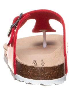 Zehentrenner In Rot -Sandalen Verkauf bio pinguin zehentrenner in rot 2