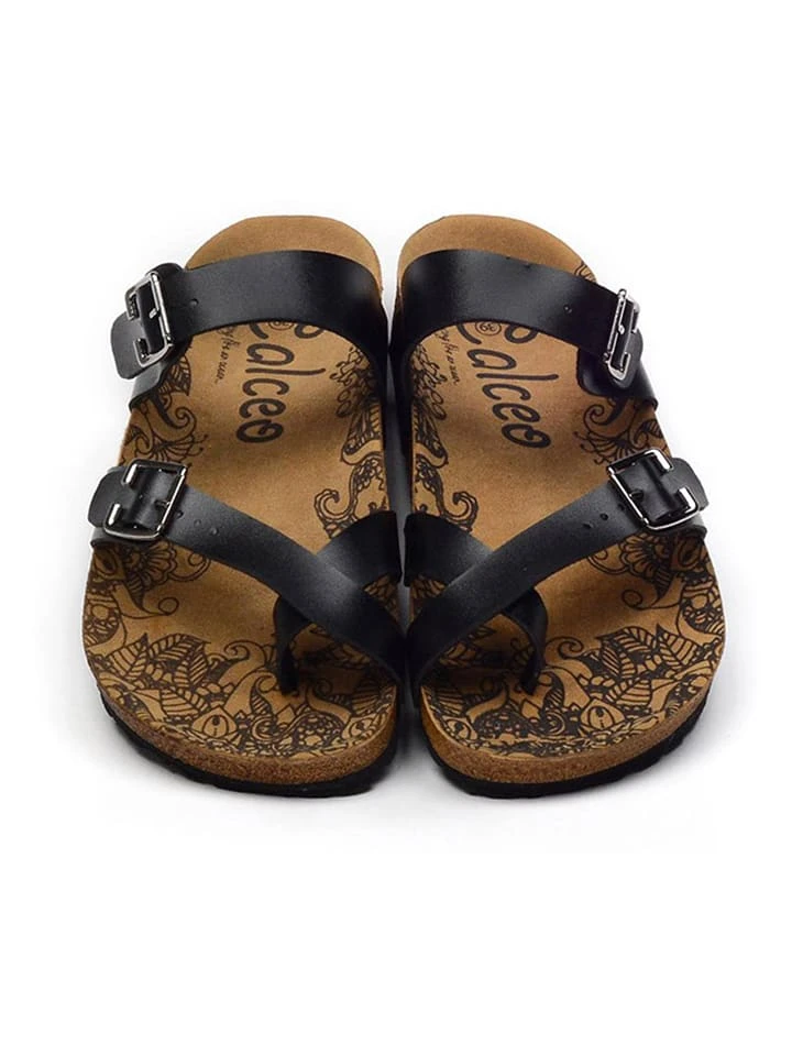 Zehentrenner In Schwarz 2 Zehentrenner In Schwarz – Bild 2