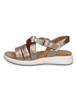 Caprice Leder-Sandalen "Summer" In Gold