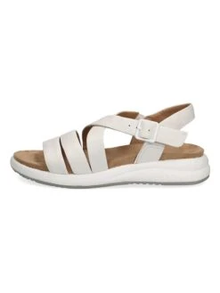 Caprice Leder-Sandalen "Summer" In Weiß