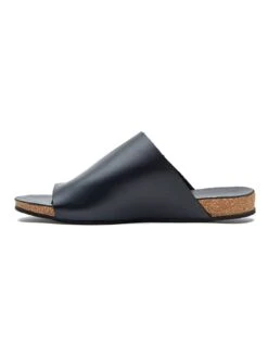 Leder-Zehentrenner In Schwarz -Sandalen Verkauf comfortfusse leder zehentrenner in schwarz 2