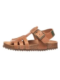 El Naturalista Leder-Sandalen In Camel