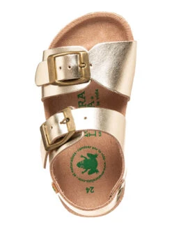 El Naturalista Leder-Sandalen "Incógnito" In Gold -Sandalen Verkauf el naturalista leder sandalen incognito in gold 3