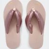 Flip Flops "Tube" In Pink/ Beige