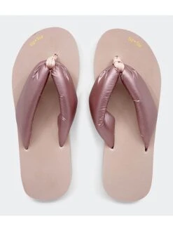 Flip Flops "Tube" In Pink/ Beige