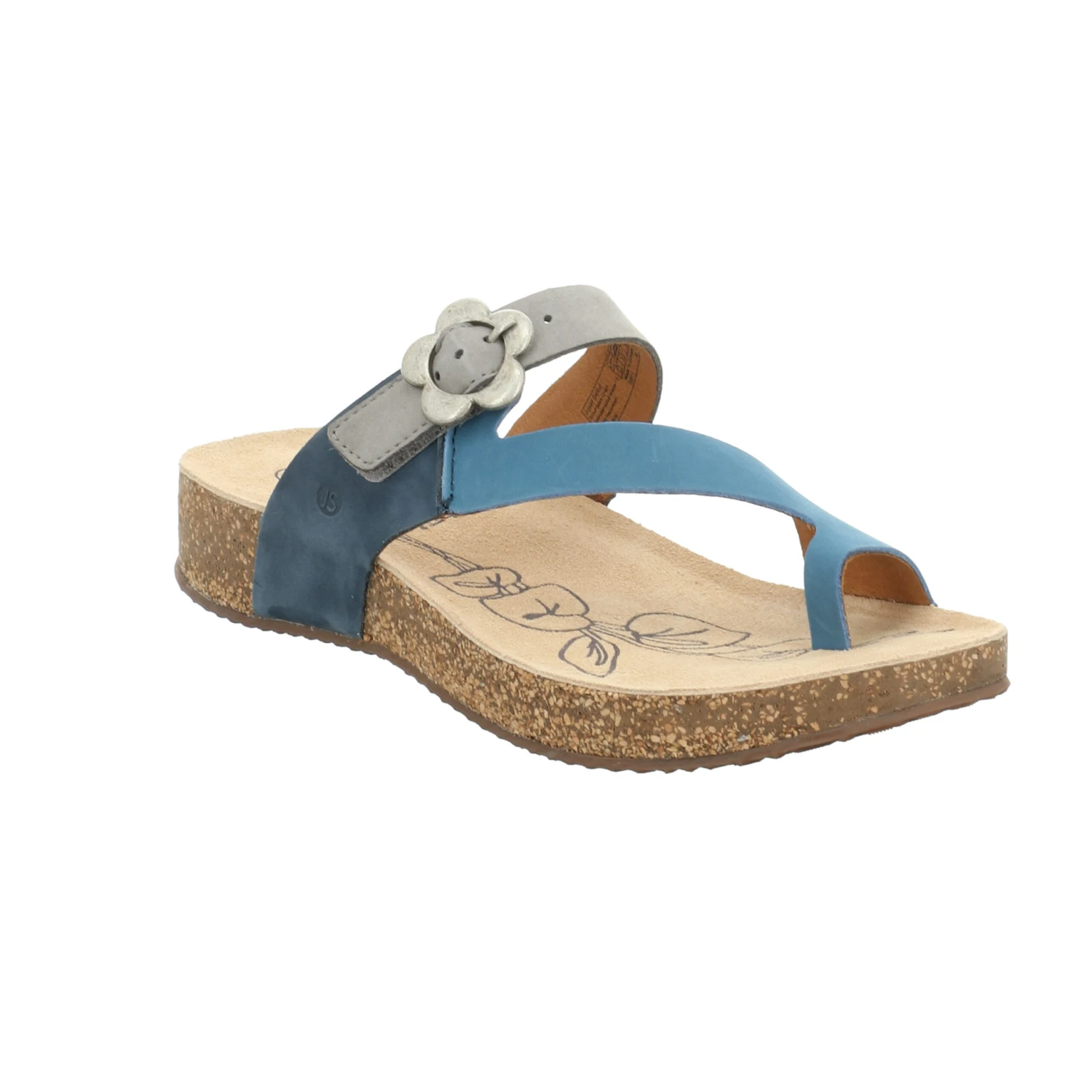 Josef Seibel Sandale Tonga 23 In Blau-kombi 1 Josef Seibel Sandale Tonga 23 In Blau-kombi