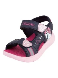 Kappa Sandalen In Rosa/ Dunkelblau