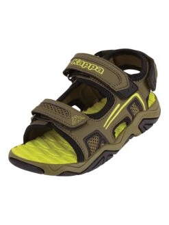 Kappa Sandalen "Milos II" In Khaki/ Gelb