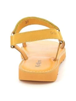 Kickers Leder-Sandalen "Kick Salsa" In Gelb -Sandalen Verkauf kickers leder sandalen kick salsa in gelb 3