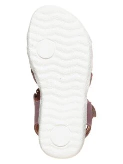 Leder-Sandalen In Rosa -Sandalen Verkauf lamino leder sandalen in rosa 4