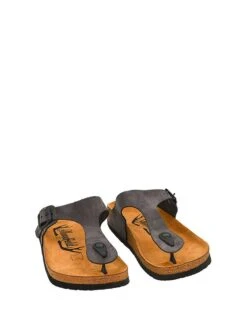 Leder-Zehentrenner In Anthrazit -Sandalen Verkauf moosefield leder zehentrenner in anthrazit 2