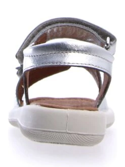 Naturino Leder-Sandalen In Silber -Sandalen Verkauf naturino leder sandalen in silber 4