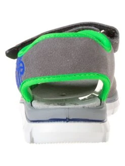 Primigi Leder-Sandalen In Grau/ Grün -Sandalen Verkauf primigi leder sandalen in grau grun 2