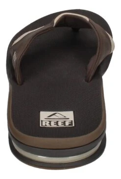 Reef Zehentrenner Leather Fanning 2156 In Braun -Sandalen Verkauf reef zehentrenner leather fanning 2156 in braun 4