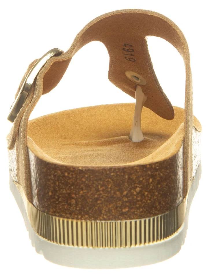 Scholl Leder-Zehentrenner "Ilary" In Beige 3 Scholl Leder-Zehentrenner "Ilary" In Beige – Bild 3