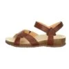 Think! Leder-Sandalen "Julia" In Hellbraun