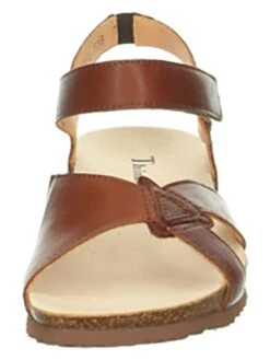 Think! Leder-Sandalen "Julia" In Hellbraun -Sandalen Verkauf think leder sandalen julia in hellbraun 2