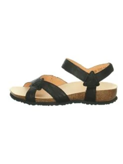 Think! Leder-Sandalen "Julia" In Schwarz