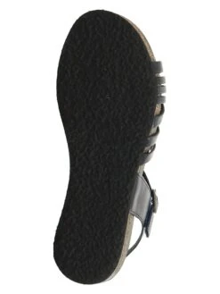 Think! Leder-Sandalen "Shik" In Dunkelblau -Sandalen Verkauf think leder sandalen shik in dunkelblau 4