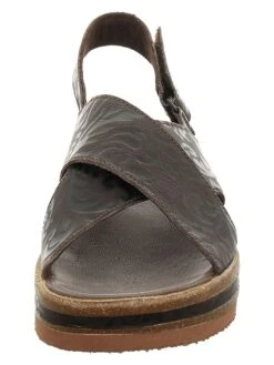 Think! Leder-Sandalen "Zega" In Braun -Sandalen Verkauf think leder sandalen zega in braun 2