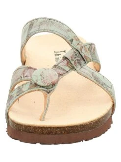 Think! Leder-Zehentrenner "Julia" In Bunt -Sandalen Verkauf think leder zehentrenner julia in bunt 2