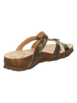 Think! Leder-Zehentrenner "Julia" In Hellbraun/ Bunt -Sandalen Verkauf think leder zehentrenner julia in hellbraun bunt 5