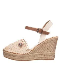 Tom Tailor Keilsandaletten In Beige